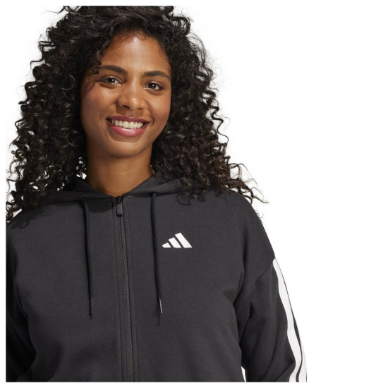 Adidas Γυναικεία ζακέτα Essentials 3-Stripes French Terry Full-Zip Hoodie
